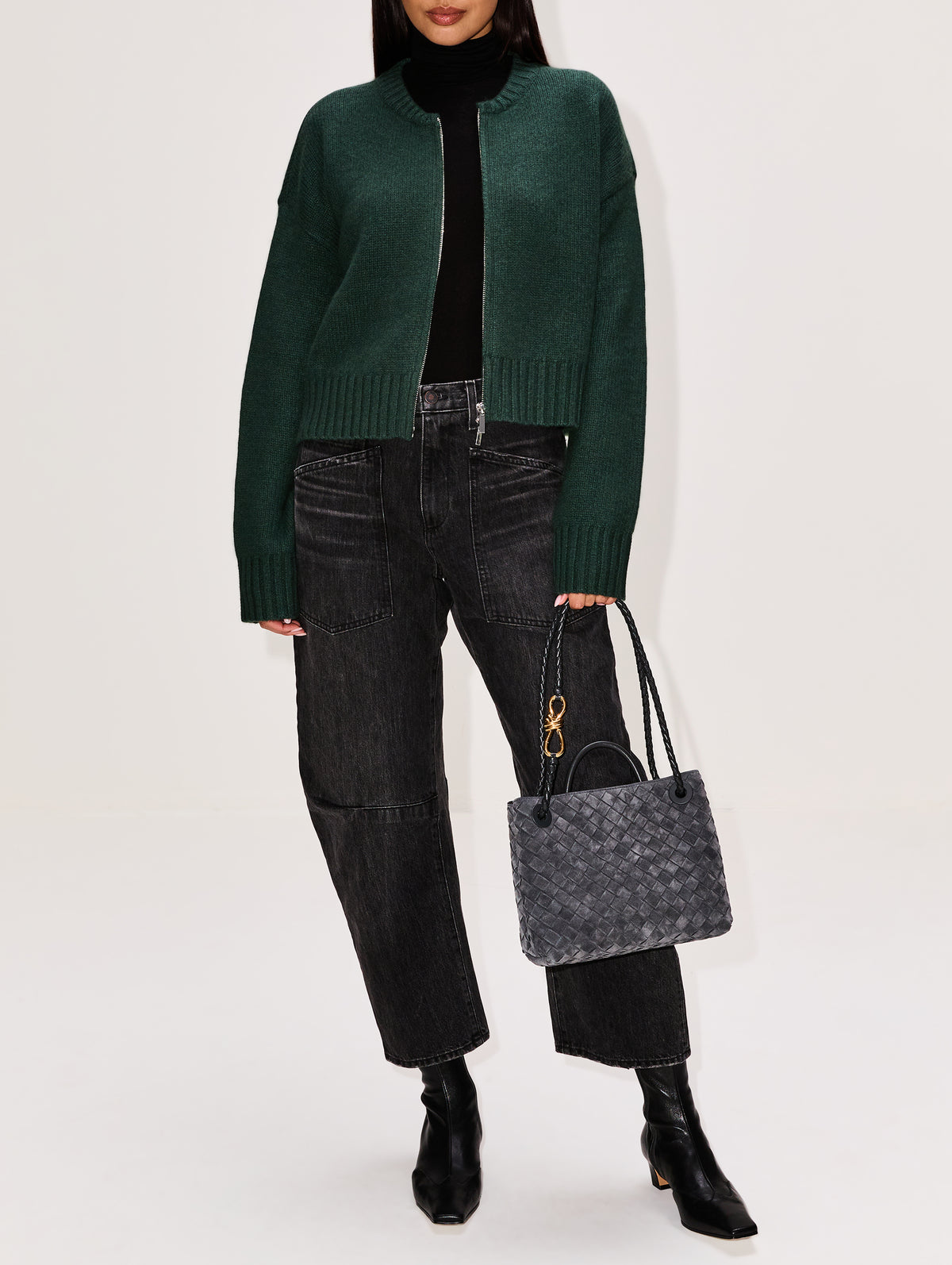 Andi Bomber,ELYSEWALKER LABEL,BLACK,Image 5