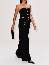 Bijou Pant,FRANCOISE,BLACK BOUCLETTE,Image 3