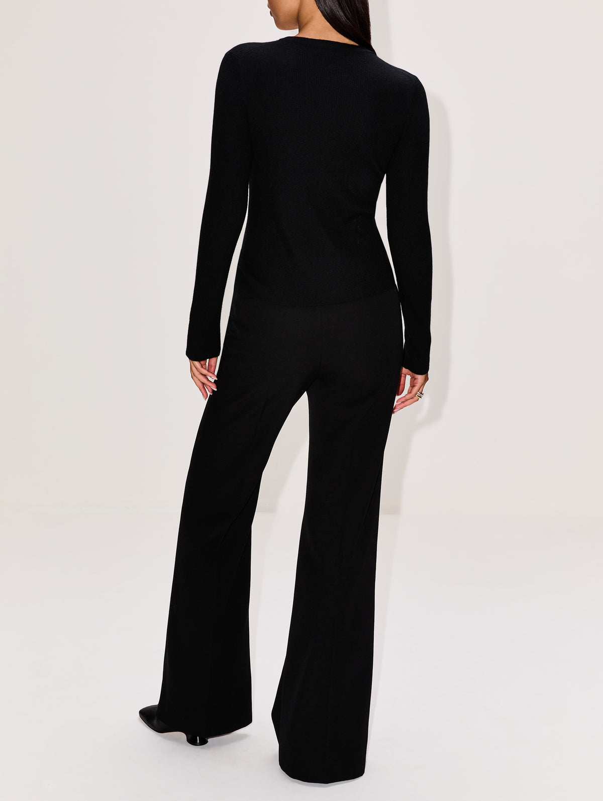 Avery Ribbed Cardigan,ELYSEWALKER LABEL,IVORY,Image 6