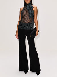 Susan Blouse,FRANCOISE,POLKA DOT BLACK,Image 2