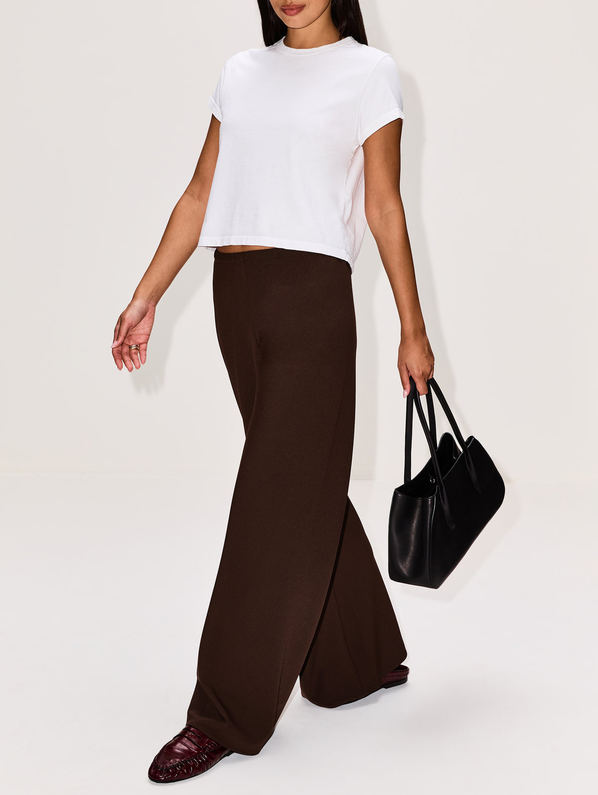 Colby Pant,LA LIGNE,CHOCOLATE,Image 3