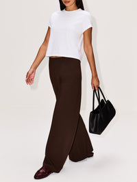 Colby Pant,LA LIGNE,CHOCOLATE,Image 3