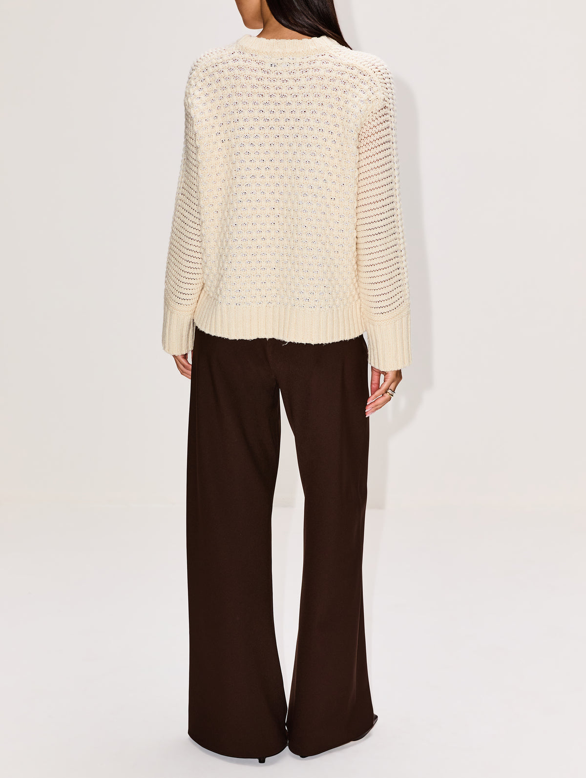Gus Sweater,LA LIGNE,CREAM WHITE,Image 3