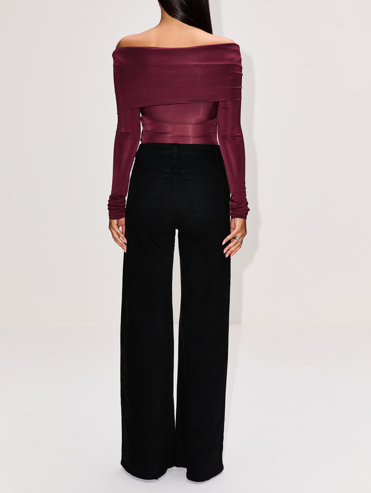 Otto Bodysuit,PARIS GEORGIA,OXBLOOD,Image 3