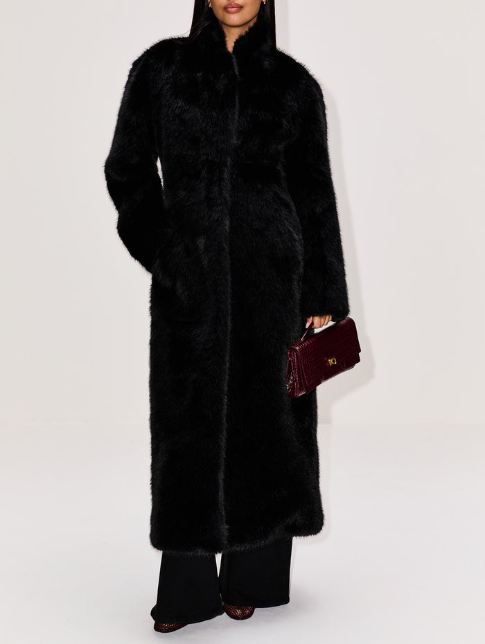 Augustine Coat,PARIS GEORGIA,BLACK,Image 1