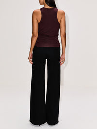 Knot Tank Top,MAGDA BUTRYM,BROWN,Image 3