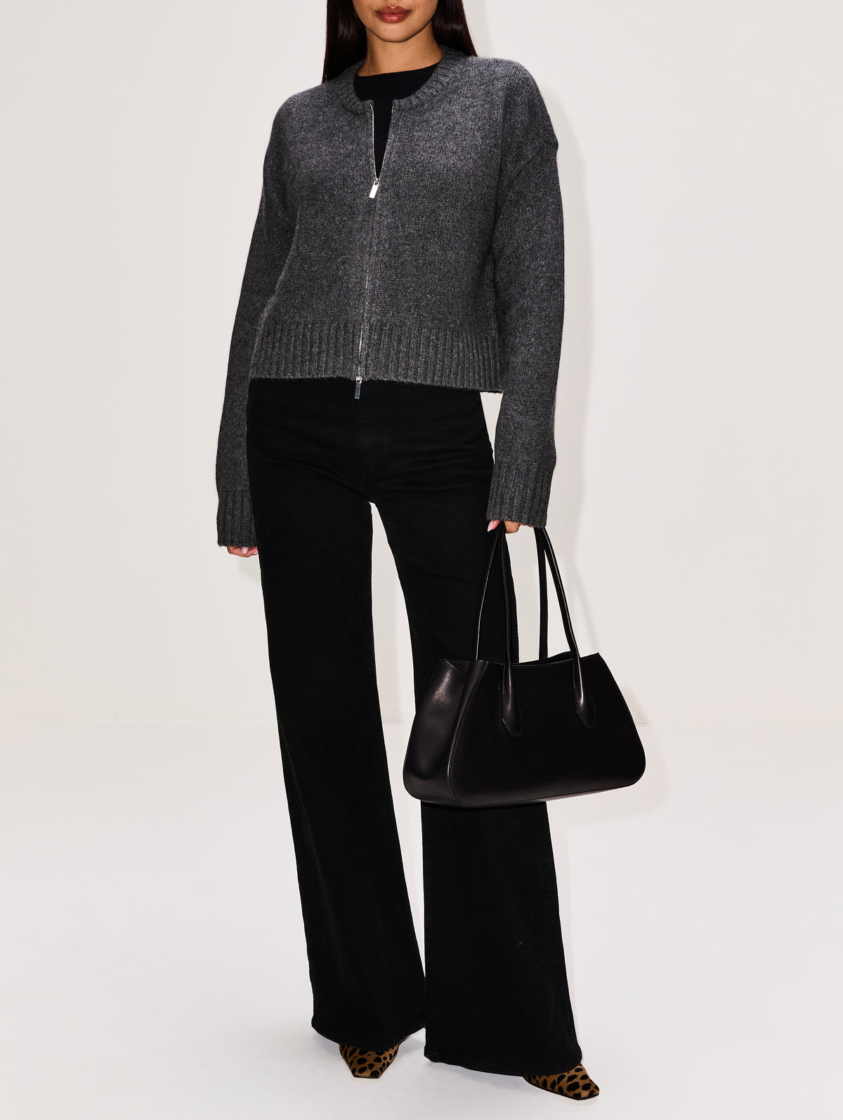 Andi Bomber,ELYSEWALKER LABEL,BLACK,Image 7