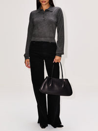 Journey Top,ÉTERNE,HEATHER CHARCOAL,Image 2