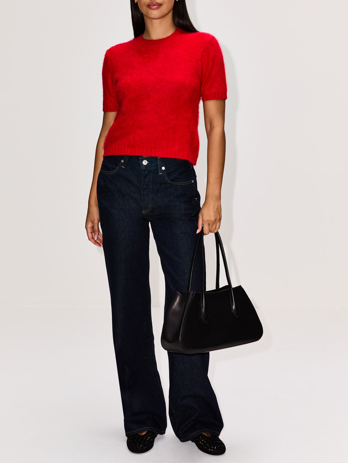 Veda Brushed Sweater,KALLMEYER,VERMILLION,Image 2