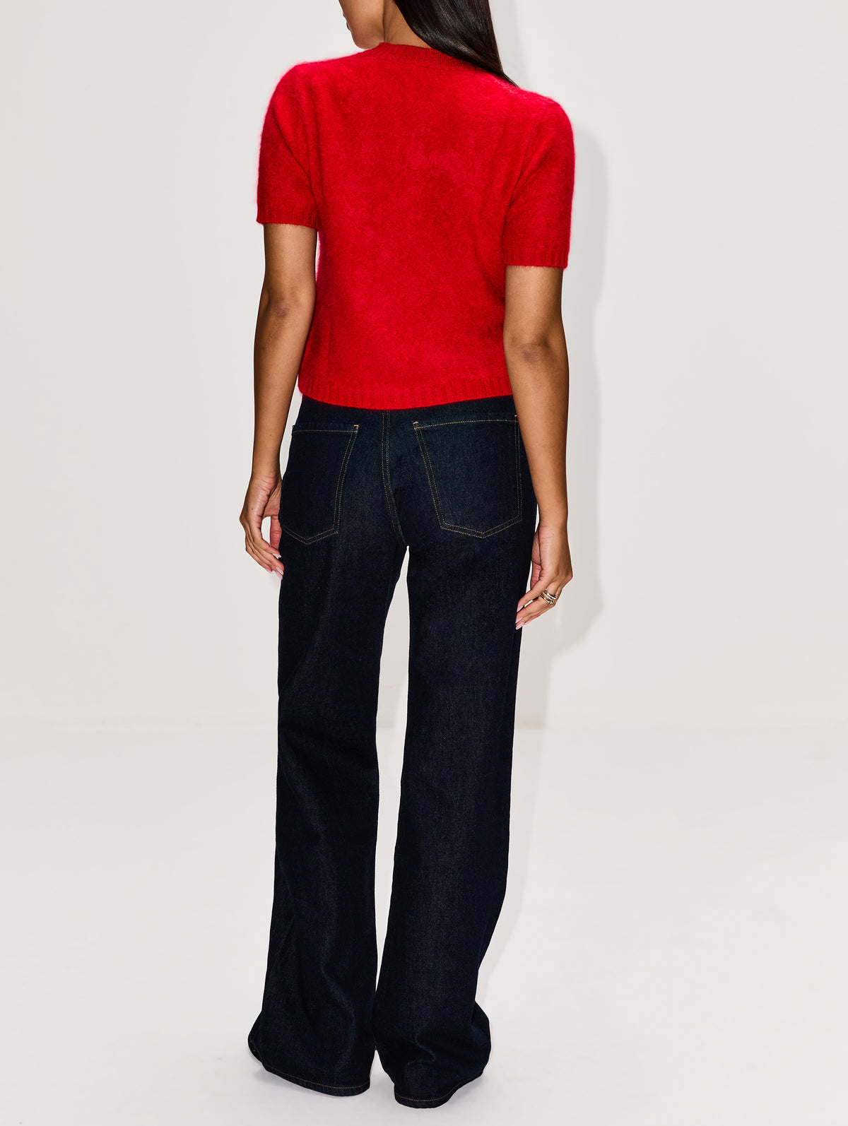 Veda Brushed Sweater,KALLMEYER,VERMILLION,Image 3