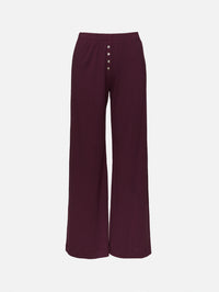 Pointelle Boxer Pant,LESET,DARK BERRY,Image 1