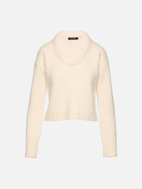 Amelia U Neck Sweater,ELYSEWALKER LABEL,CINNAMON,Image 1