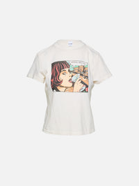 Classic Tee,RE/DONE,VINTAGE WHITE,Image 1
