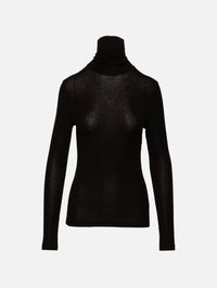 Pascale Turtleneck Top,AGOLDE,BLACK,Image 1