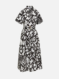 Blair Dress,AMIR TAGHI,BLACK/ECRU,Image 1