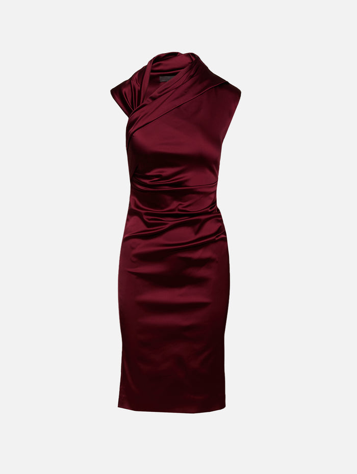 Cantico Dress,MAX MARA,RASPBERRY,Image 1