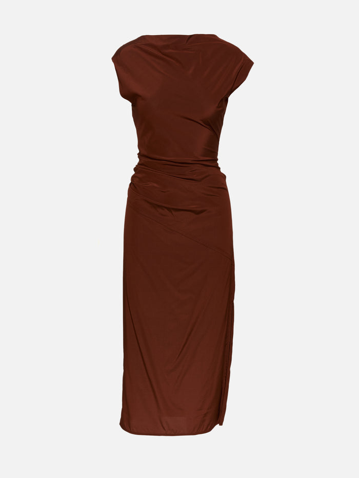 Tasa Dress,PROENZA SCHOULER,ANTHRACITE,Image 1