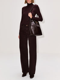 Vertical Andiamo Bag,BOTTEGA VENETA,FONDANT,Image 2