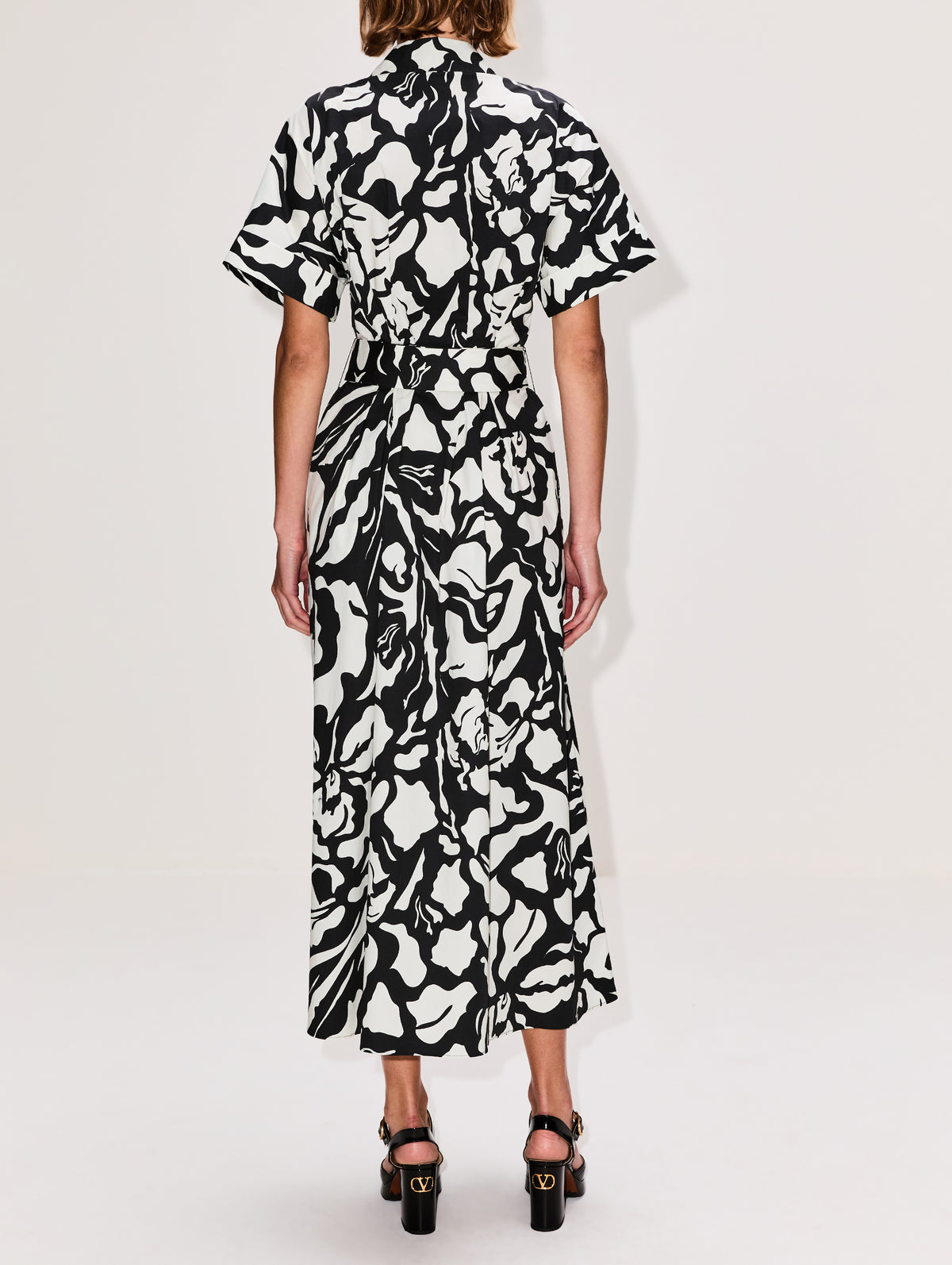 Blair Dress,AMIR TAGHI,BLACK/ECRU,Image 4