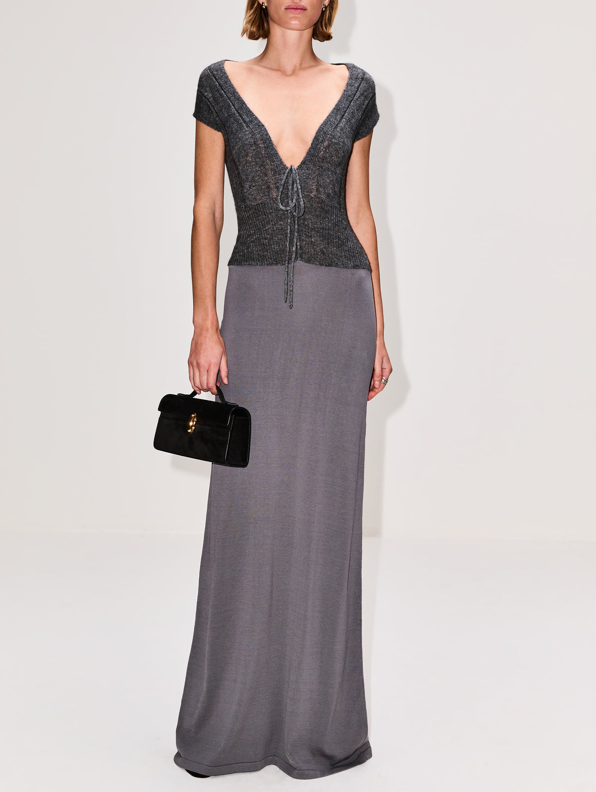 Caius Dress,AYA MUSE,SLATE,Image 2