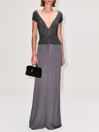 Caius Dress,AYA MUSE,SLATE,Image 2