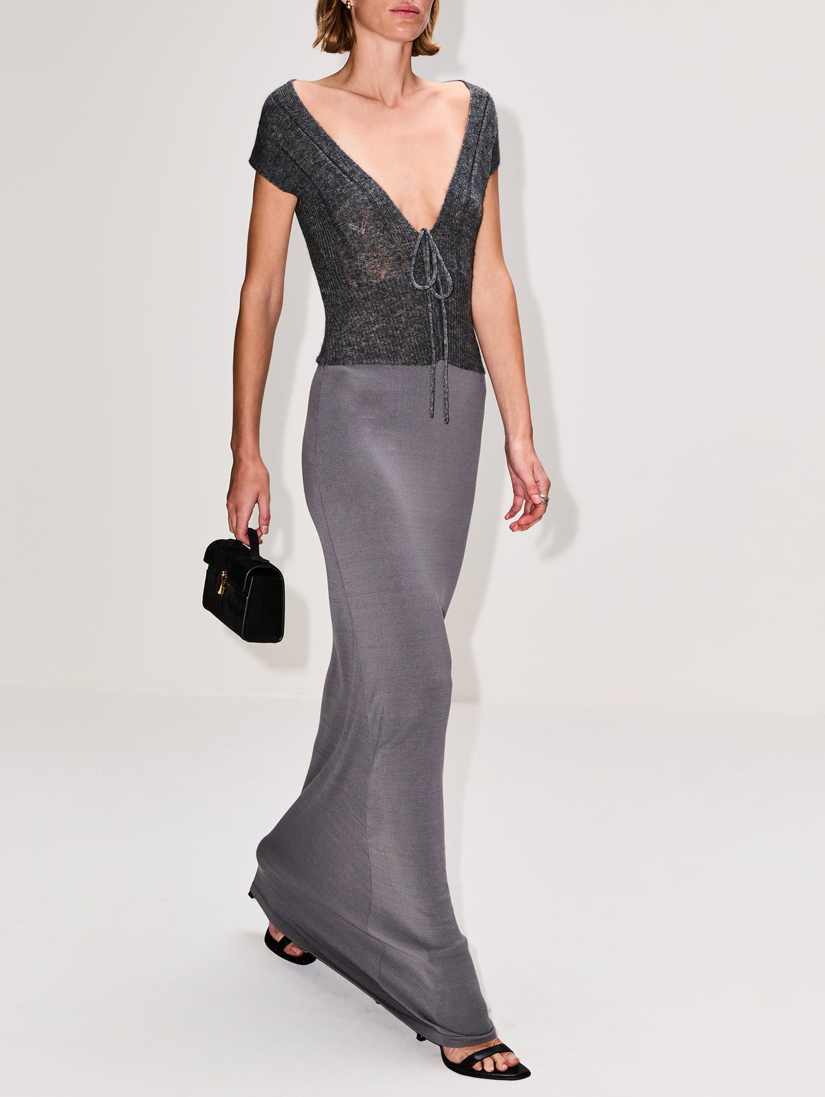 Caius Dress,AYA MUSE,SLATE,Image 3