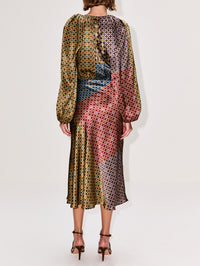 Divani Dress,DRIES VAN NOTEN,MULTI,Image 4
