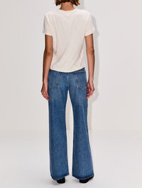 Classic Tee,RE/DONE,VINTAGE WHITE,Image 3