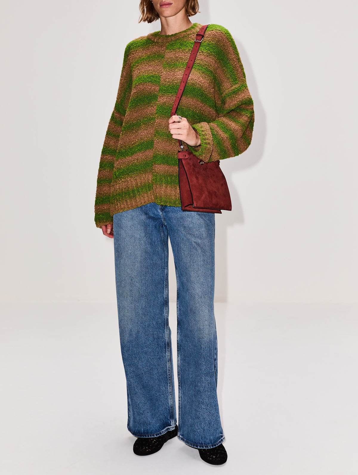 Stowaway Crossbody Bag,METIER,RUST,Image 2