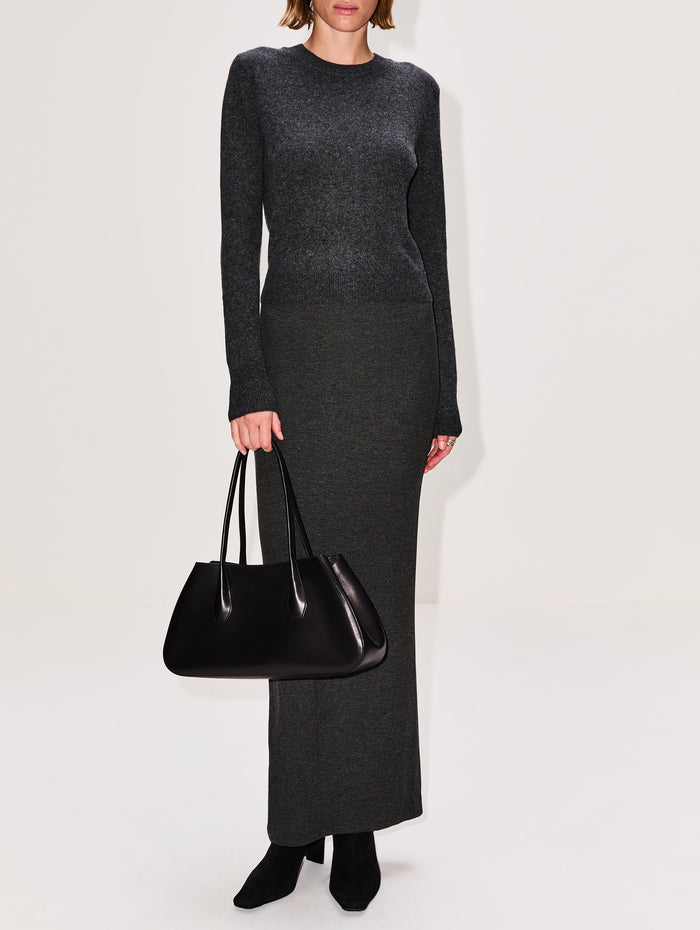 Emma Skirt,ÉTERNE,HEATHER CHARCOAL,Image 1