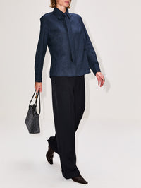 Irene Cuff Trouser,KALLMEYER,NAVY,Image 3