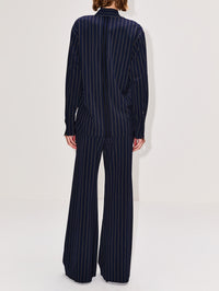 Roman Shirt,LA LIGNE,NAVY TAN,Image 3