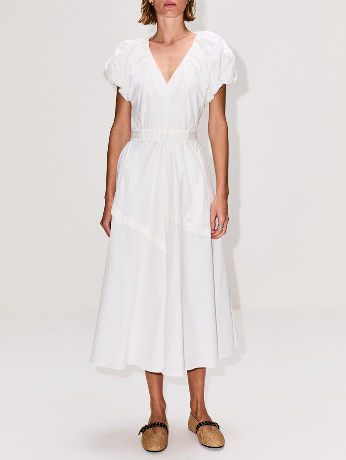Avalon Dress,LA LIGNE,WHITE,Image 1