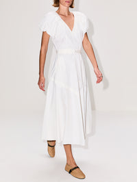 Avalon Dress,LA LIGNE,WHITE,Image 3