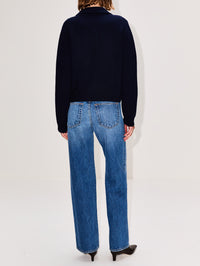 Lynna Cardigan Jacket,LISA YANG,NAVY,Image 3