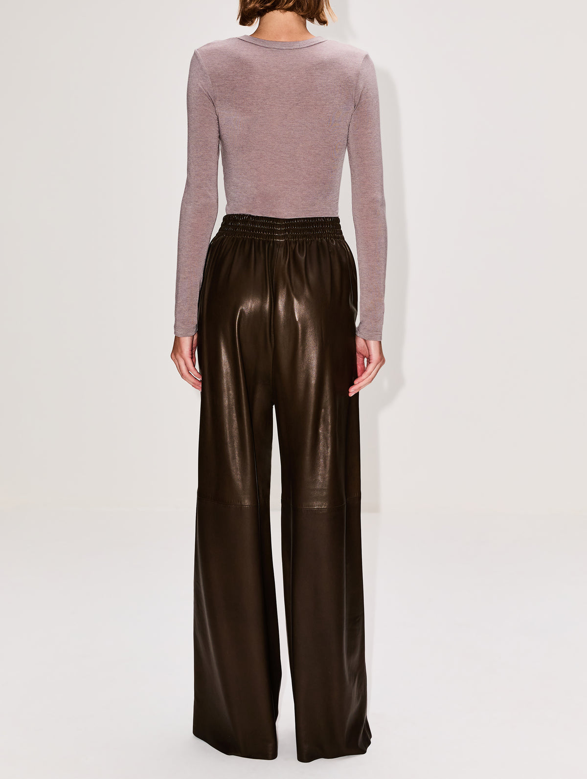 Wide Leg Pant,PETAR PETROV,UMBER,Image 4