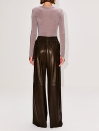 Wide Leg Pant,PETAR PETROV,UMBER,Image 4
