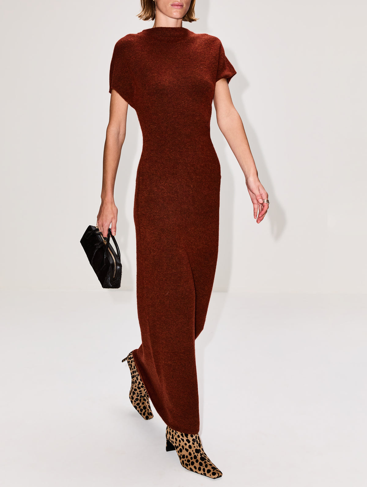 Abi Dress,PROENZA SCHOULER,CINNAMON,Image 3