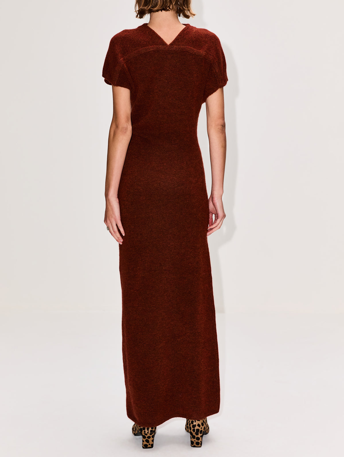 Abi Dress,PROENZA SCHOULER,CINNAMON,Image 4