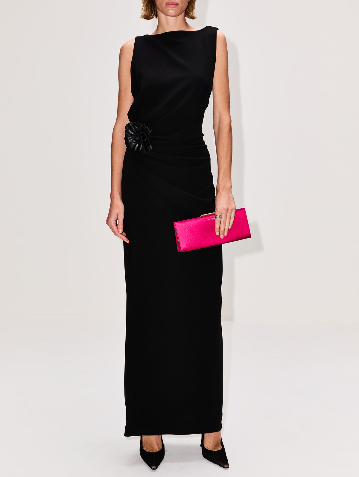 Indria Dress,PROENZA SCHOULER,BLACK,Image 2