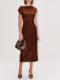 Tasa Dress,PROENZA SCHOULER,ANTHRACITE,Image 2