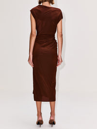 Tasa Dress,PROENZA SCHOULER,ANTHRACITE,Image 4
