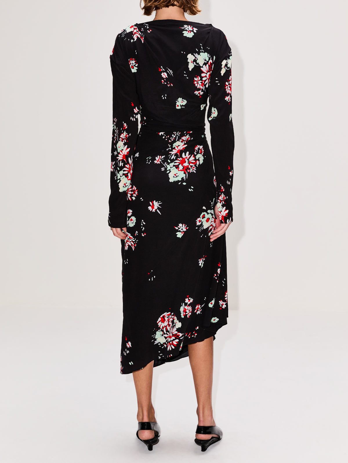 Trudie Dress,PROENZA SCHOULER,BLACK MULTI,Image 4