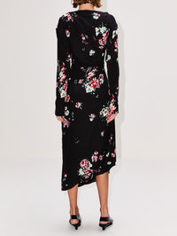 Trudie Dress,PROENZA SCHOULER,BLACK MULTI,Image 4