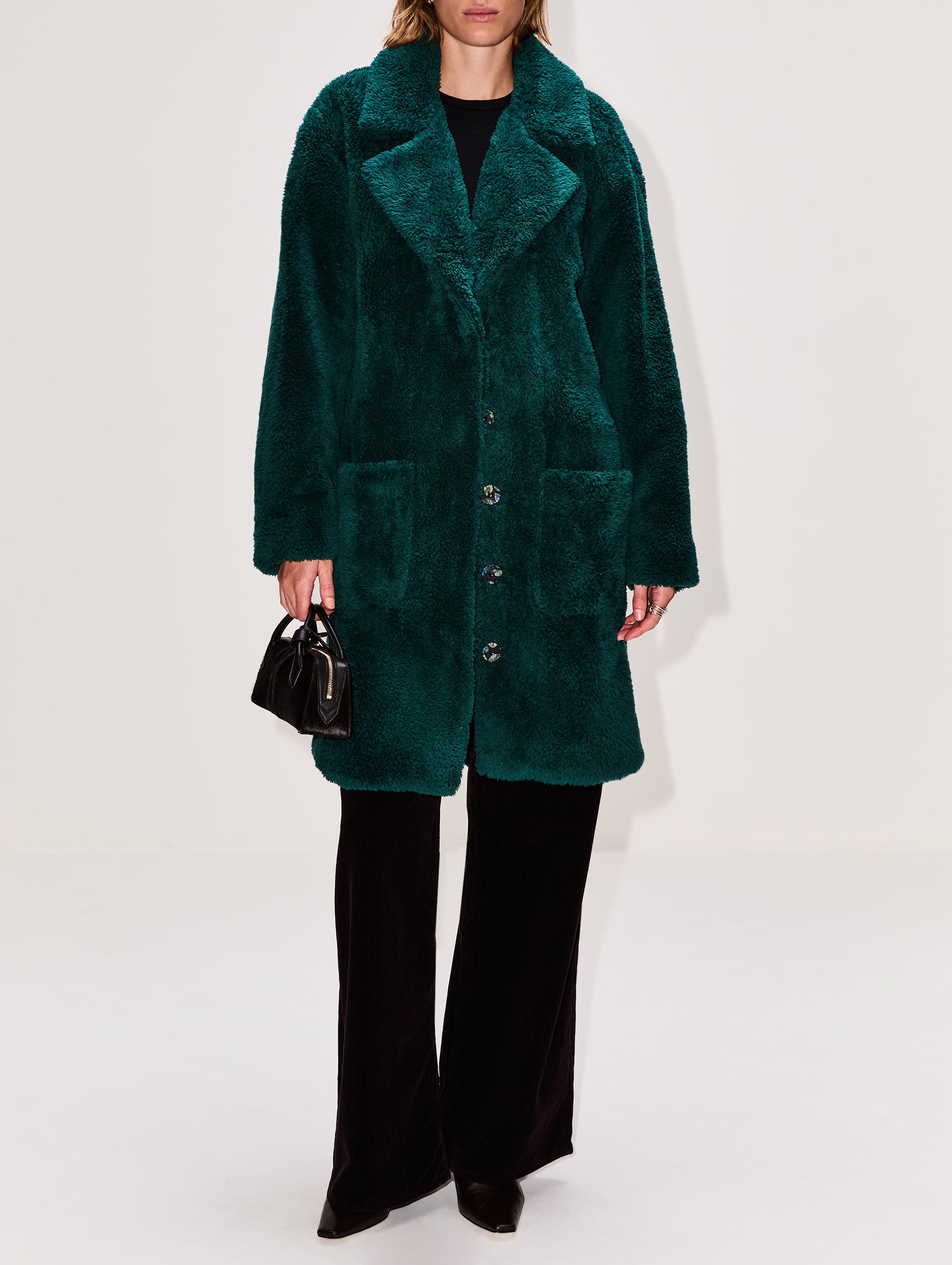 ARCHIVIO ダークグリーン プルオーバー　48 Obrianna Coat | BIRDS OF PARADIS BY TROVATA | elysewalker