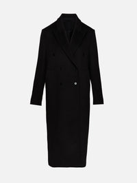 Rosco Double Breasted Coat,LOULOU DE SAISON,BLACK,Image 1