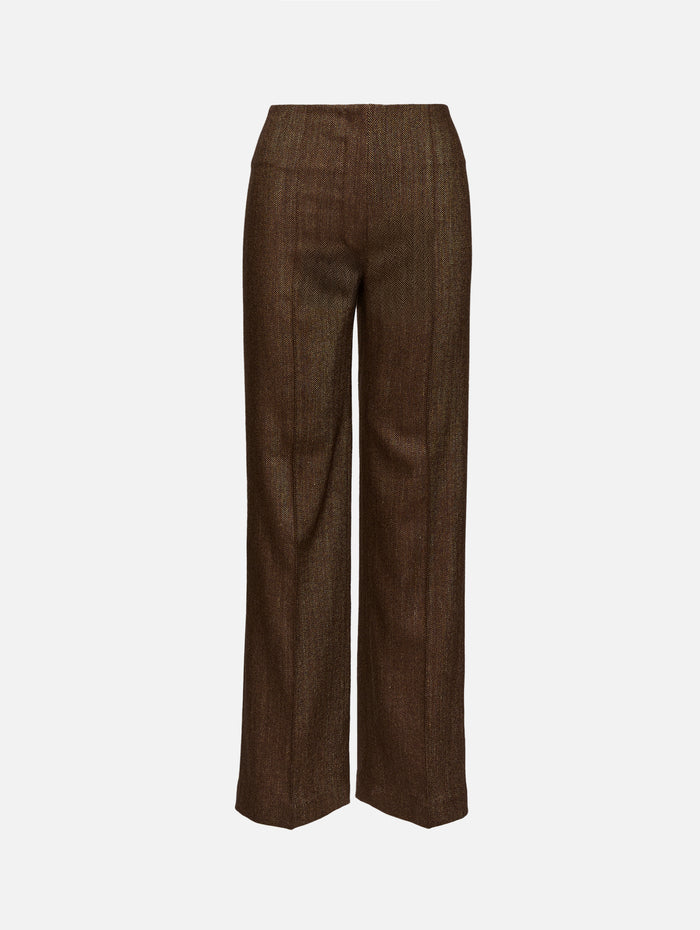 Faru Trouser,VANESSA BRUNO,MARRON,Image 1