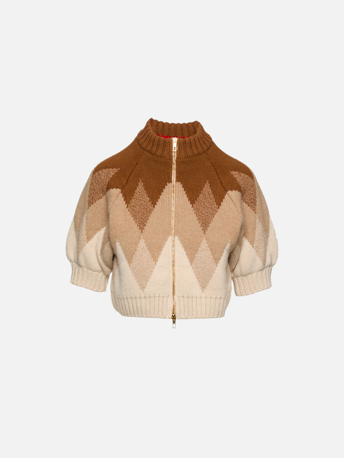 Innes Sweater,RÙADH,CAMEL JAQUARD,Image 1