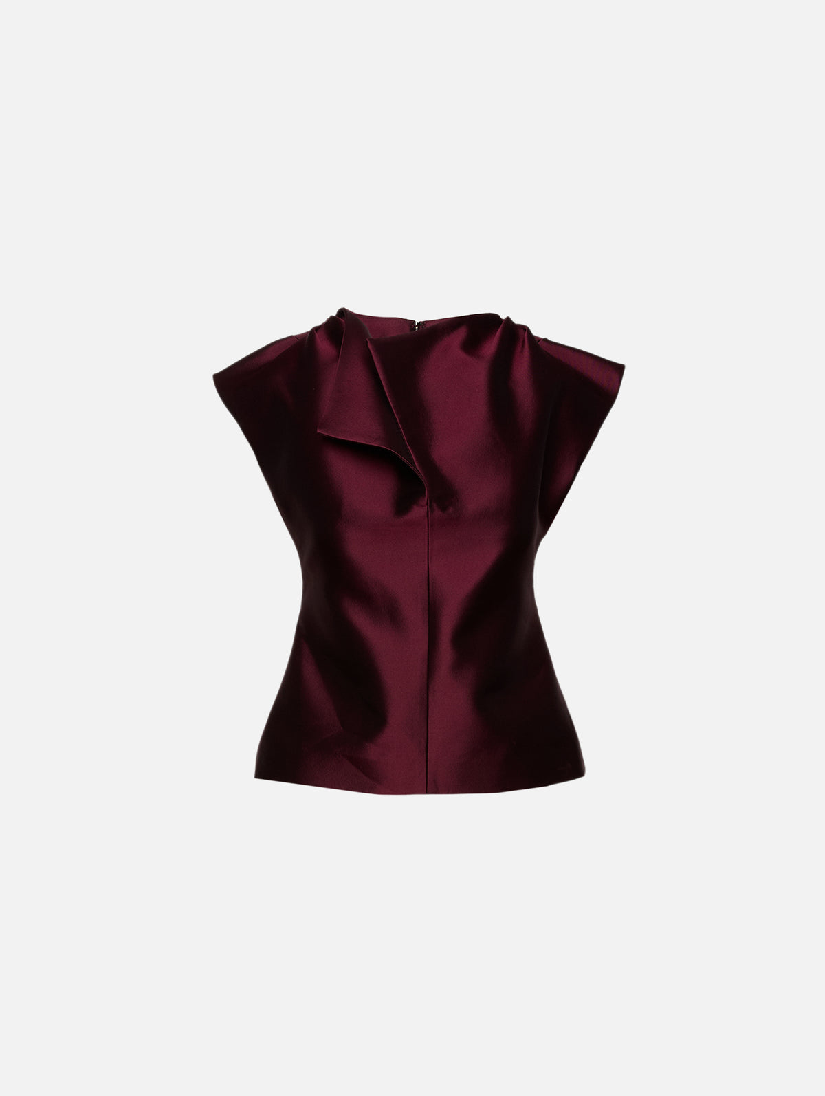 Silk Peel Top,CHRISTOPHER JOHN ROGERS,RADDICHIO,Image 1