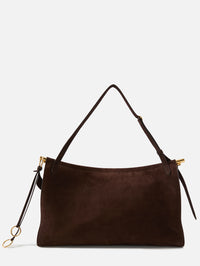 Le Click East West Bag,ALAIA,DARK BROWN,Image 2